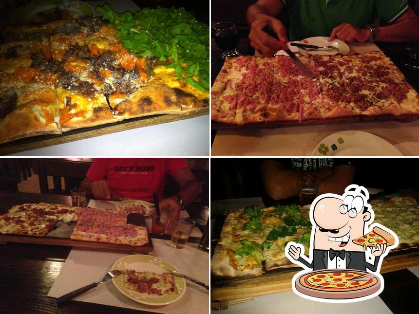 Experimente pizza no Pizzaria Do Gringo