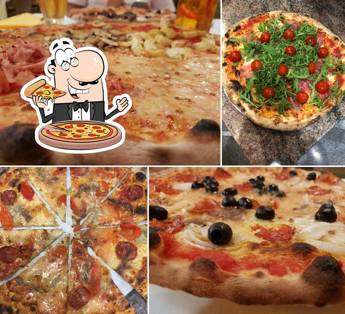 Probiert eine Pizza bei Trattoria - Pizzeria da Nicola