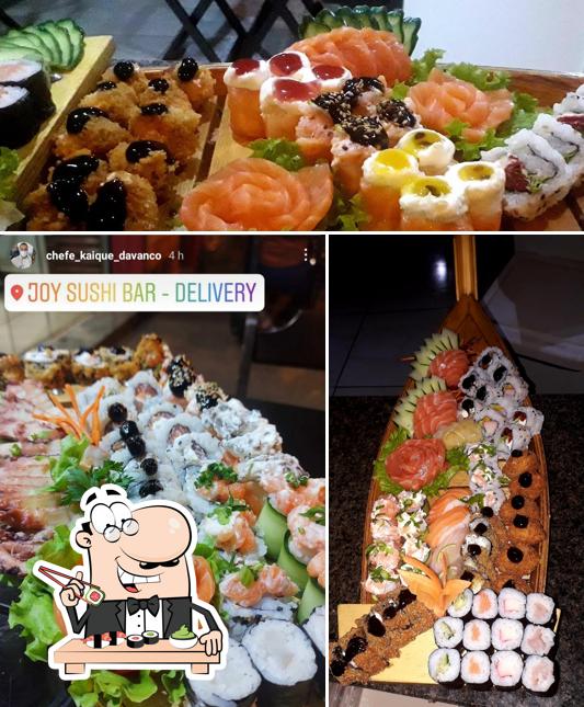 Experimente diversas opções de sushi