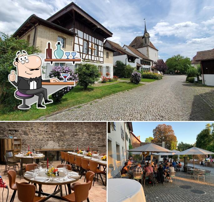 Questa è la immagine che presenta la interni e esterno di Landenberghaus Beizli