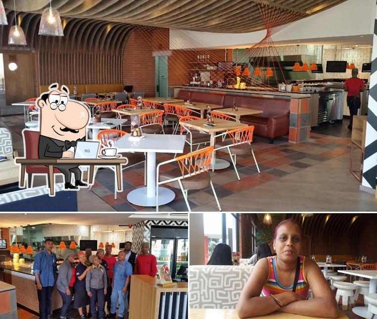 L'intérieur de Nando's Amanzimtoti Drive Thru