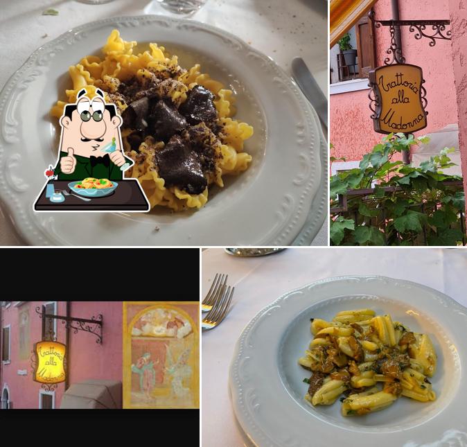 Cibo al Trattoria Alla Madonna