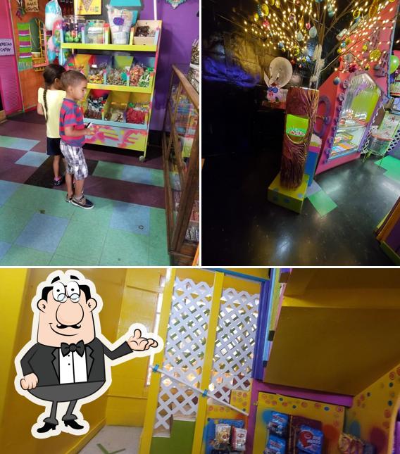 The interior of Tummy Ache Candy store