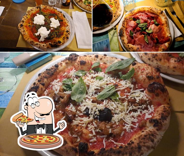 Prenditi tra le svariate varianti di pizza