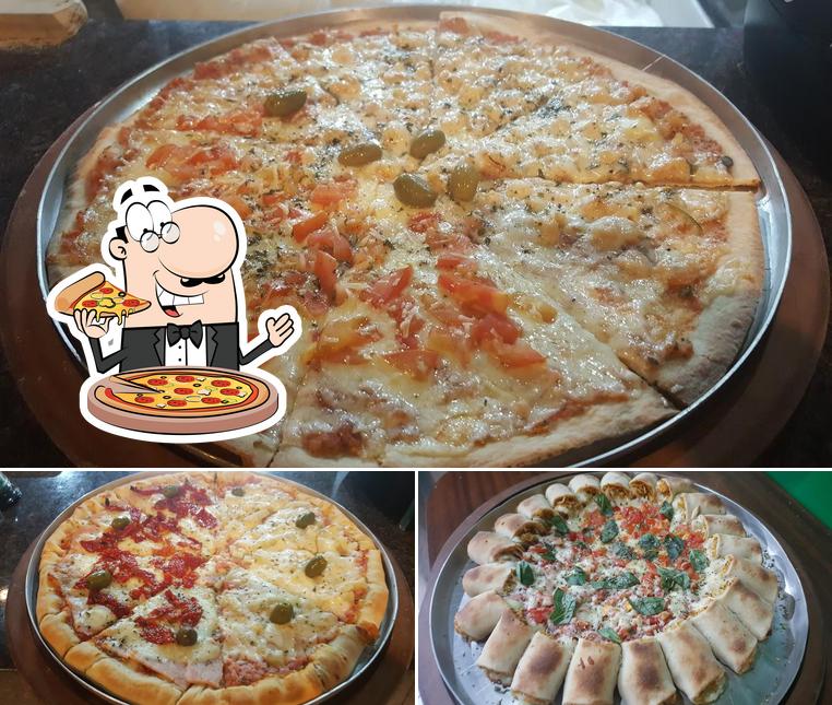 Escolha diversos tipos de pizza