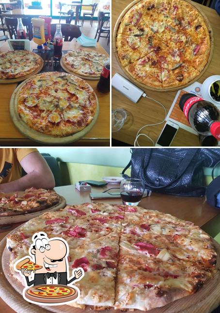 Disfruta de sus diferentes formatos de pizza