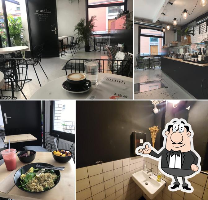 Gli interni di Juicery 21