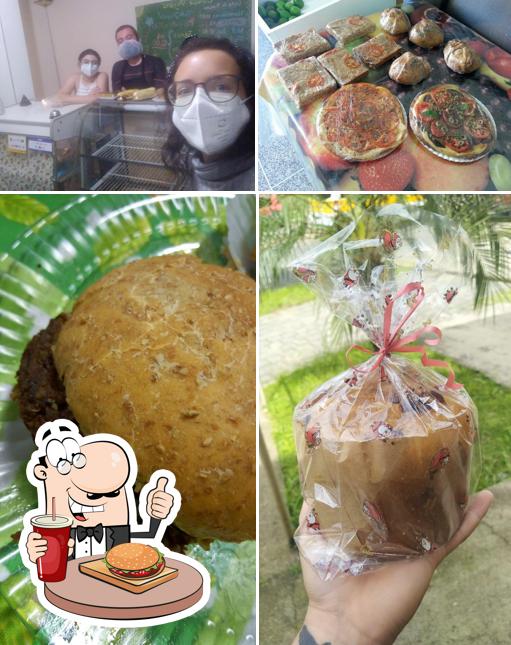 Consiga um hambúrguer no Espaço Vegano