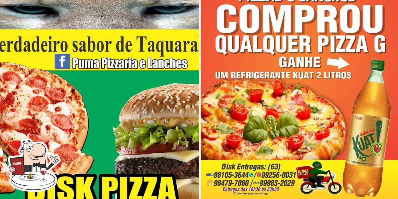 Comida em Puma Pizzaria e Lanches