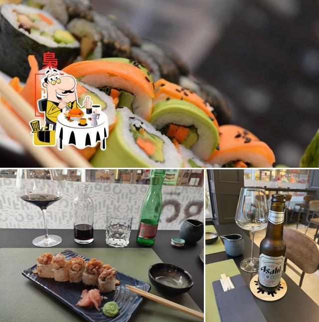 La immagine di cibo e birra da Fukuro Sushi & Sashimi Bar