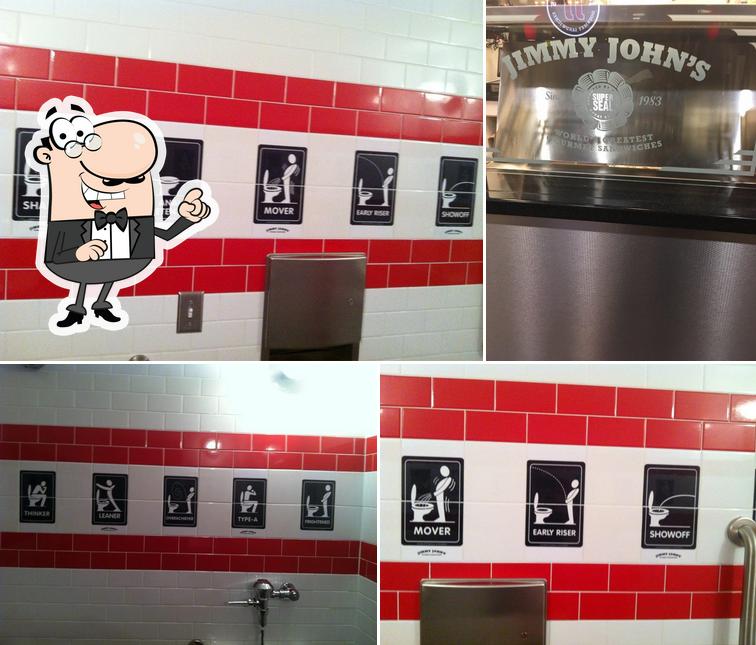 The interior of Jimmy John's