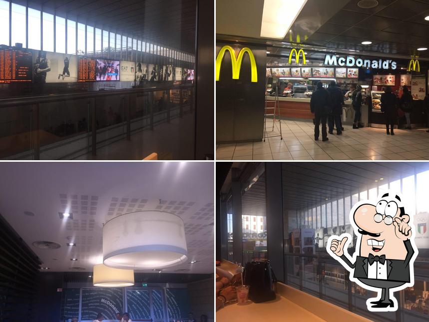 Gli interni di McDonald's Roma Termini Forum