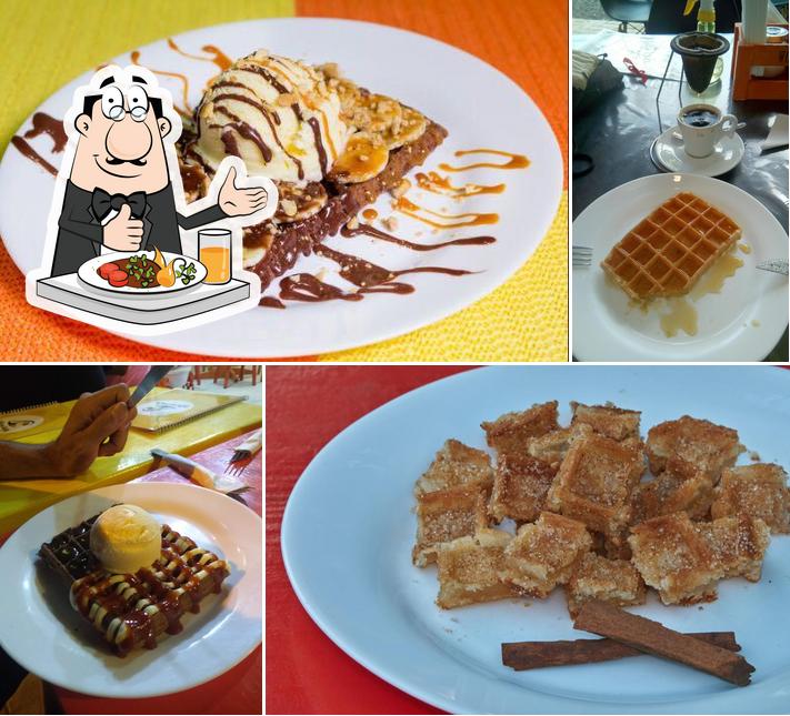 Comida em Coffee Cool Waffle