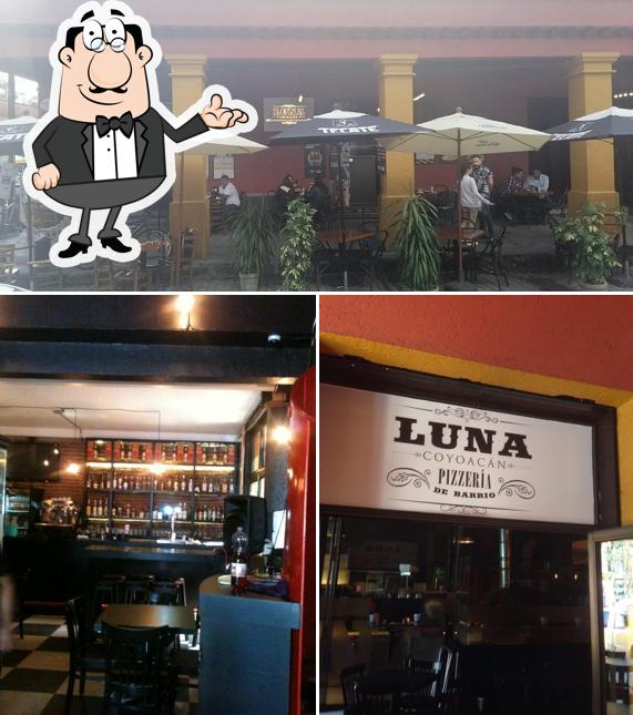 El interior de Luna Pizzeria De Barrio