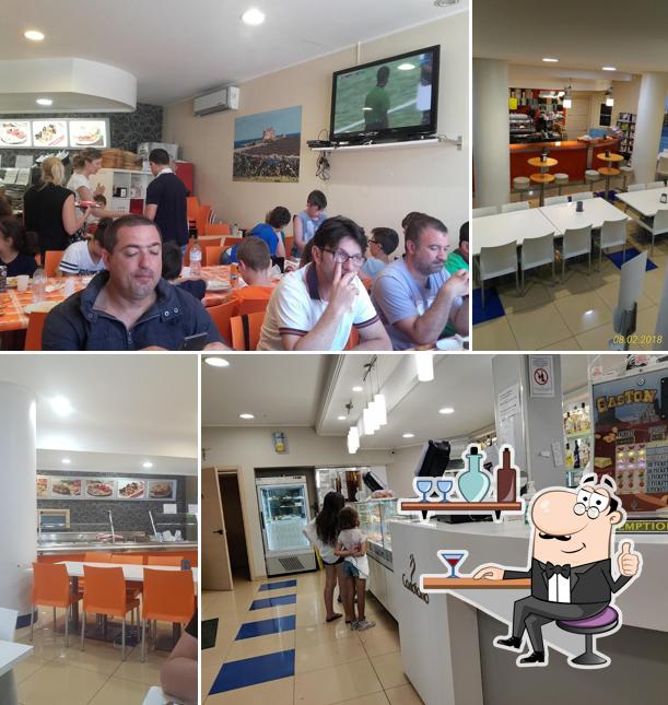 Gli interni di Bar Pizzeria Candiano