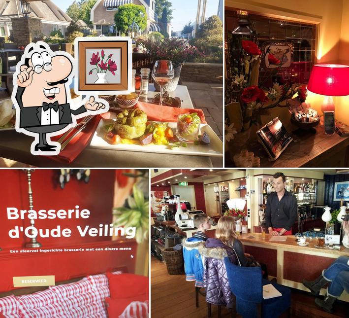 Die Inneneinrichtung von Brasserie D'Oude Veiling
