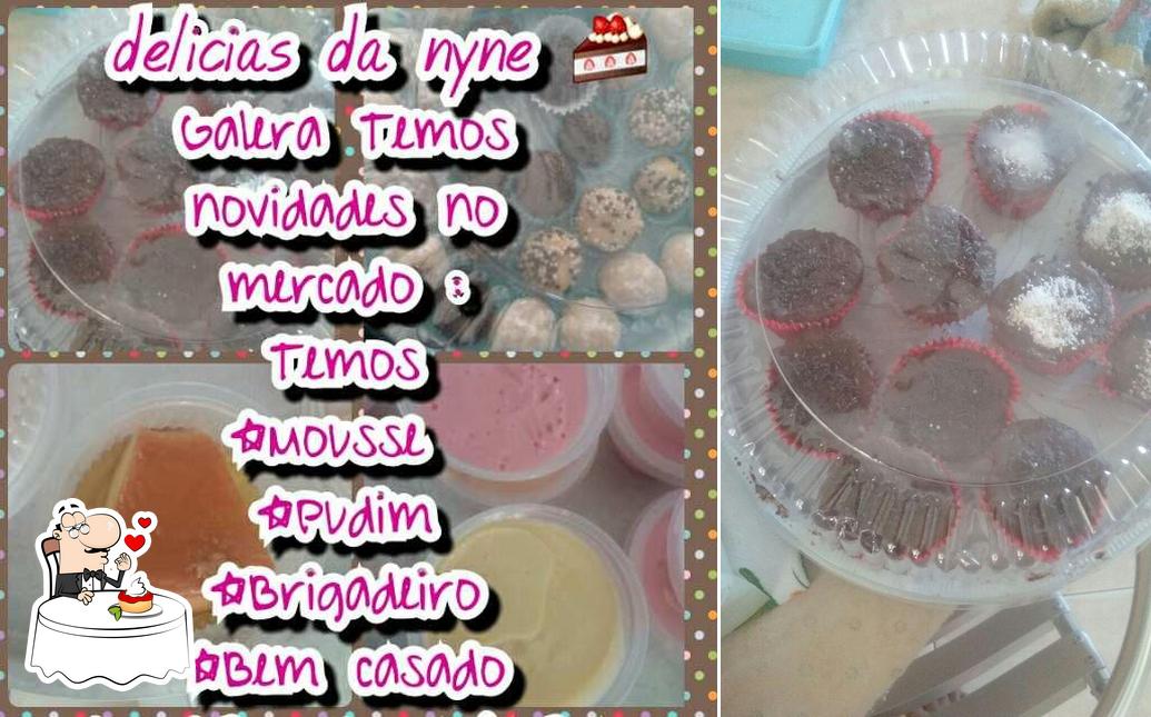 Delícias da Nyne Propriá SE oferece uma variedade de pratos doces