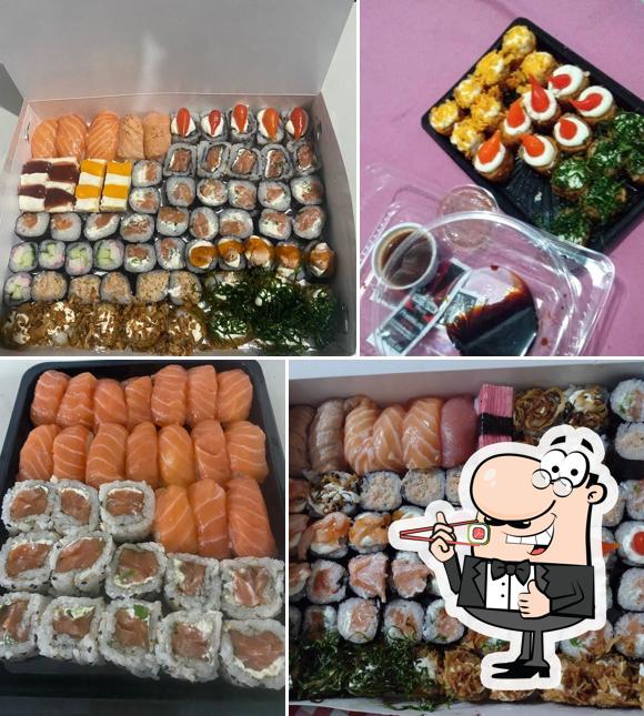 Experimente diversas opções de sushi