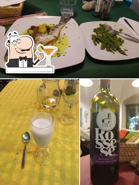 La bevanda e cibo del ristorante