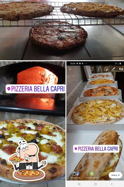 Choisissez des pizzas à Pizzeria Bella Capri