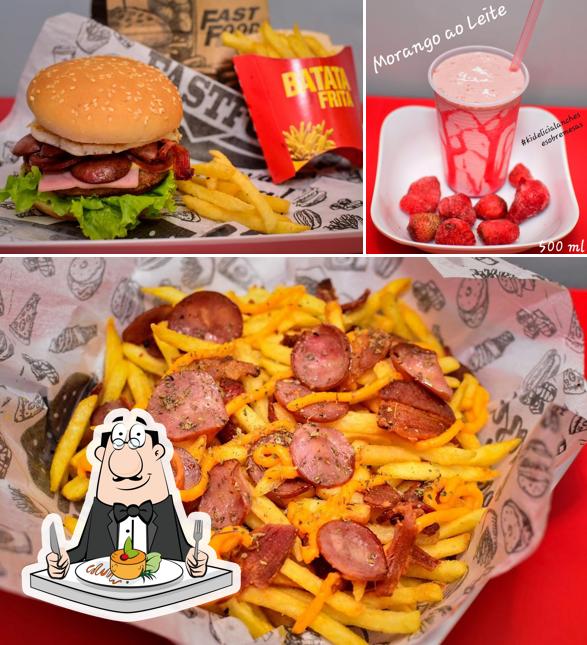 Confira a imagem ilustrando comida e bebida no KiDelicia Lanches E Sobremesas