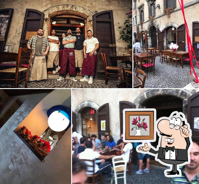 Gli interni di La cantina del brigante