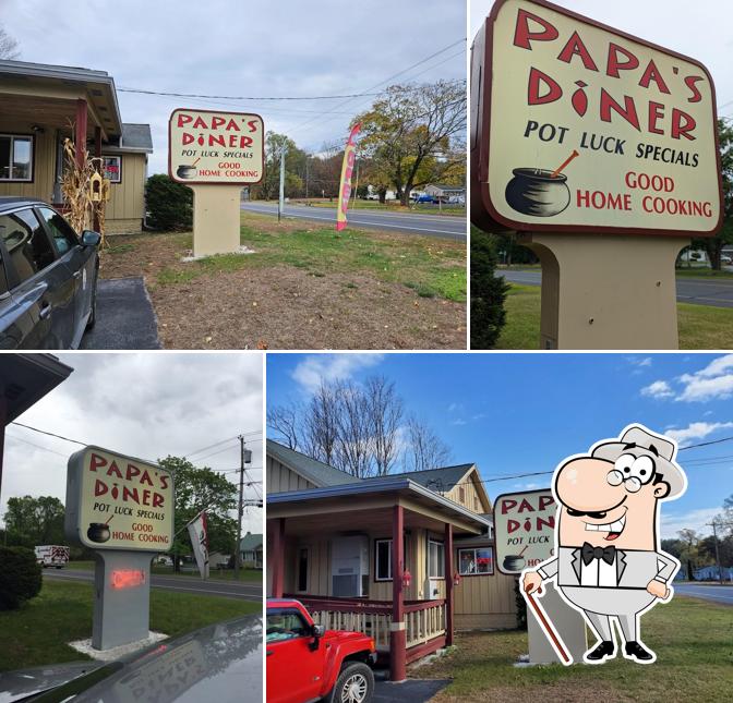 Papa's Diner Queensbury, 398 Corinth Rd in Queensbury Restaurant menu