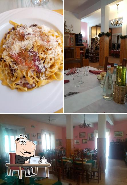 La immagine della interni e cibo di Ristorante Panorama