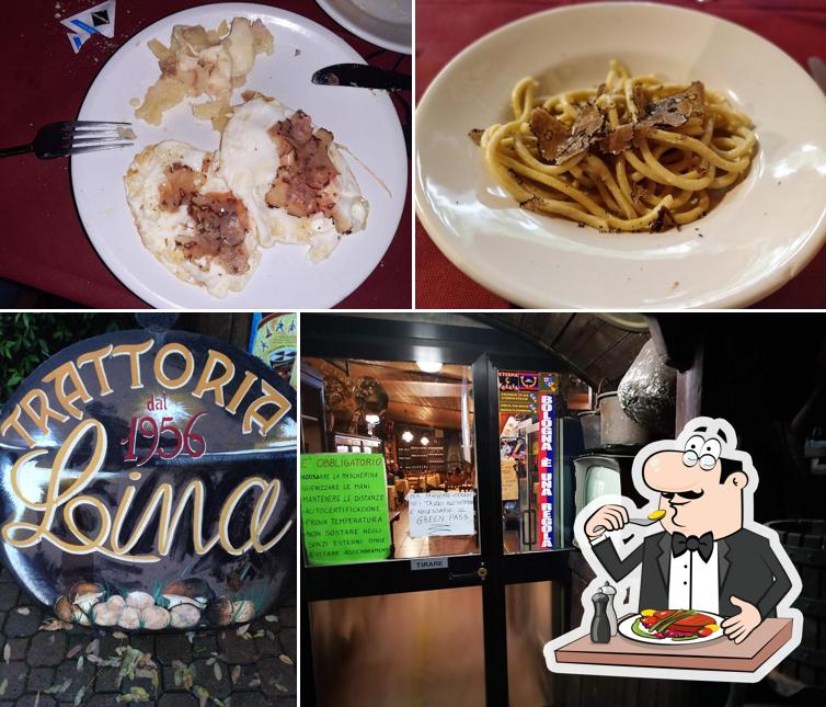 Cibo al Trattoria Lina