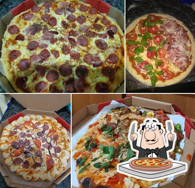 Escolha diversos tipos de pizza