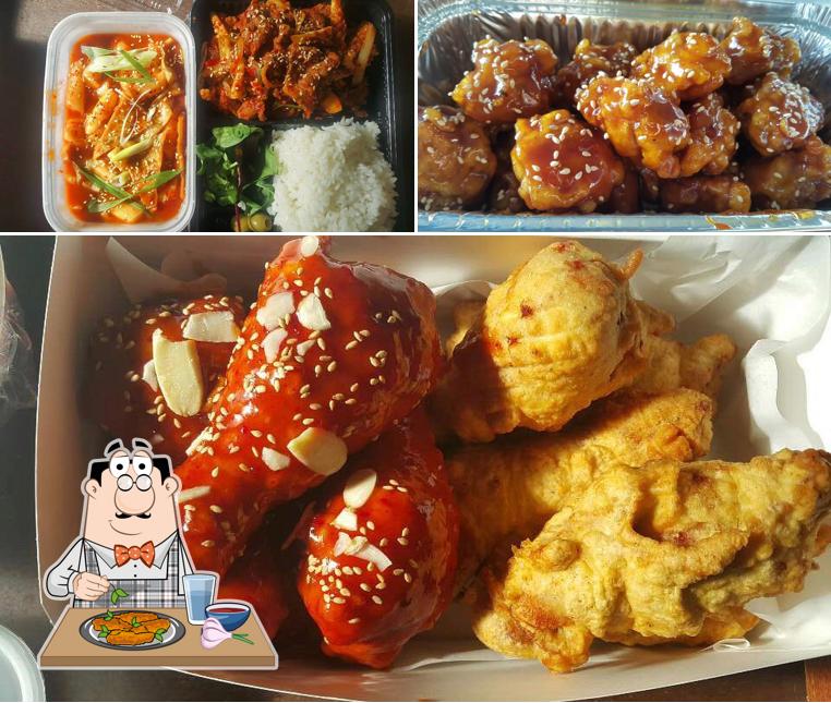 Куриные крылышки в "Korean BBQ (K.BAP Restaurant)"