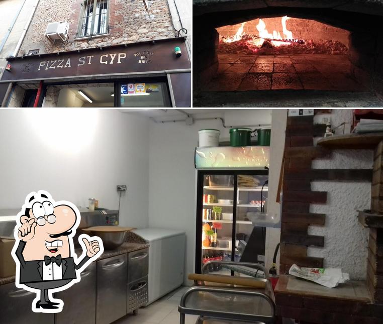 L'intérieur de Pizza Saint cyp