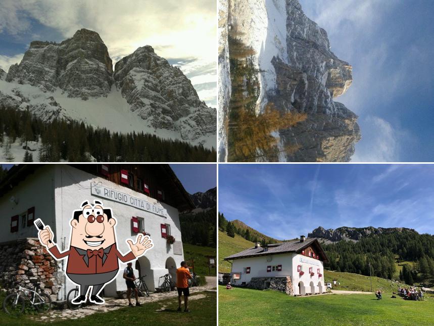 Guarda la foto che raffigura la cibo e esterno di Rifugio Citta di Fiume
