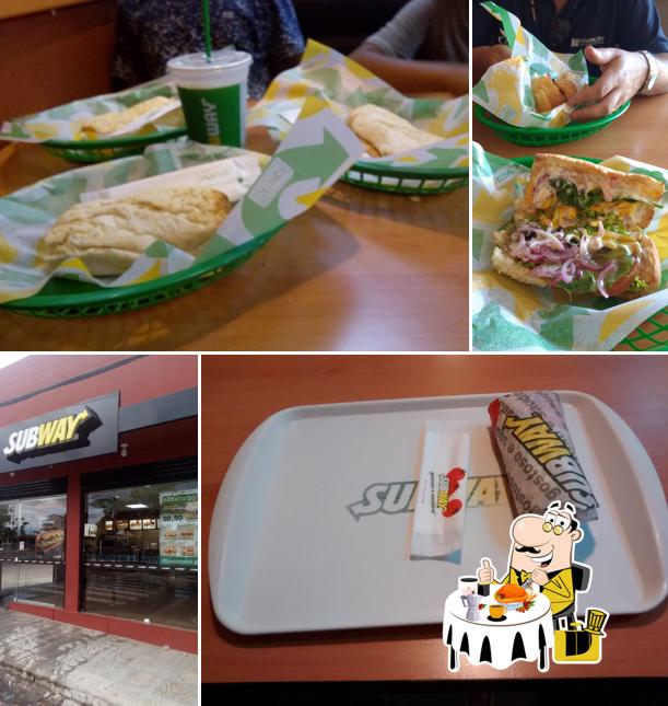 Platos en Subway