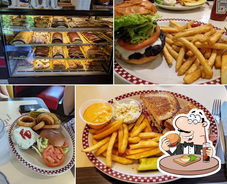 Treat yourself to a burger at Ambrosia Diner