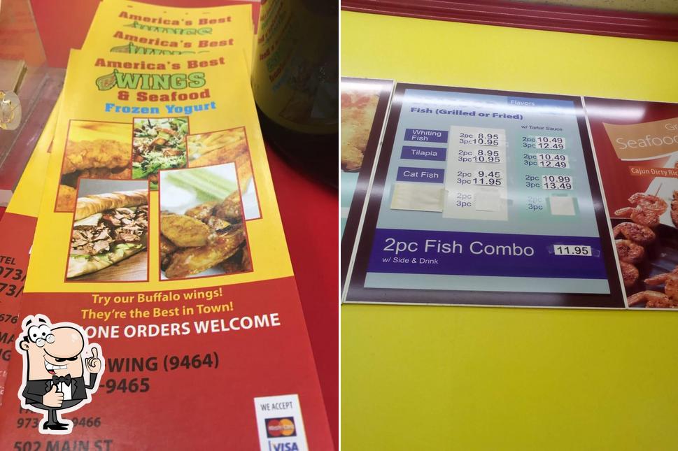 America's Best Wings & Seafood in City of Orange Restaurant menu and