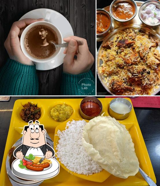 The restaurant's food and beverage