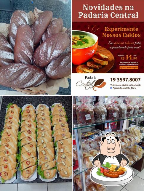 Comida em Padaria Central Rio Claro
