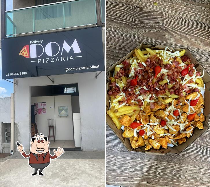 Comida em Dom Pizzaria