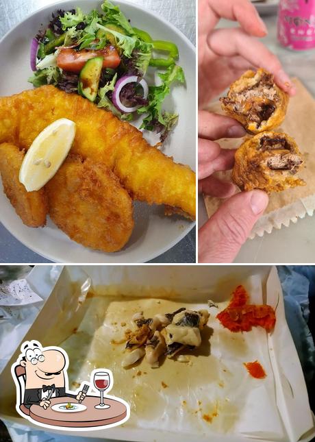 Platos en Yabbies Fish & Chips & burger bar