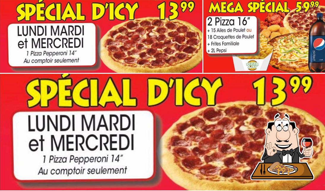 Choisissez différents types de pizzas