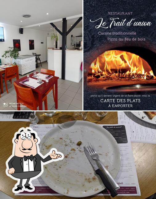 L'intérieur de Restaurant Le trait d'union