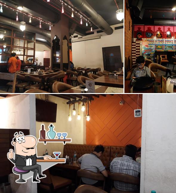 The interior of Paratha Mantra