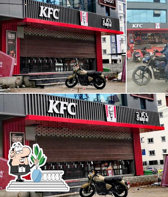 The exterior of KFC