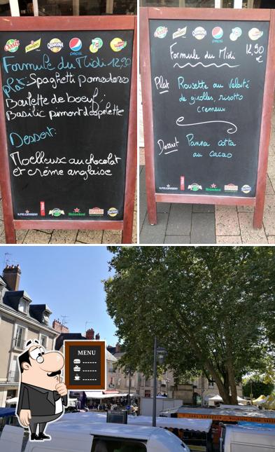 This is the photo showing blackboard and exterior at Le Louis XII • Bar Restaurant