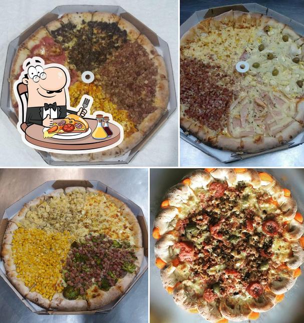Escolha pizza no Toco Pizzaria