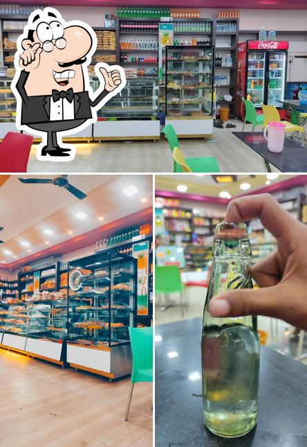 The interior of Sree Anand Bakers & cake shop