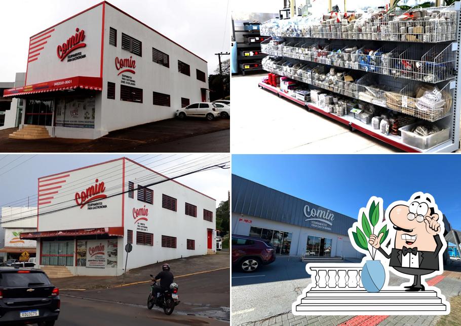 O exterior do Comin Equipamentos