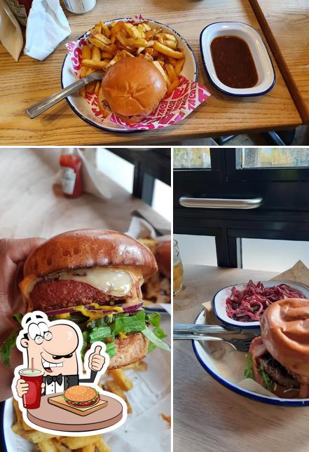 Get a burger at Honest Burgers Peckham