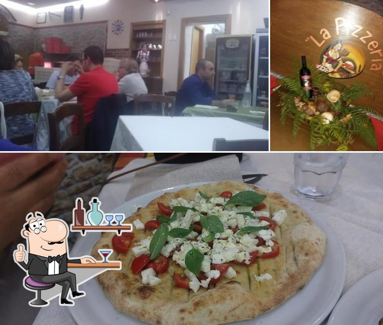 Gli interni di "La Pizzeria" da Massimo